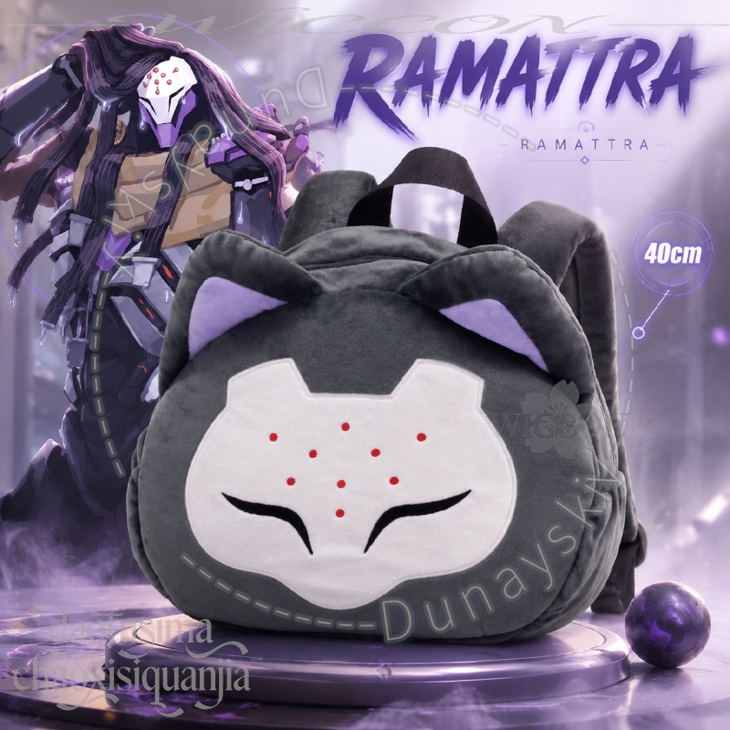 Throw Pillow - RAMATTRA แฟนอาร์ต อนิเมะ ตลก หน้าใหญ่ กระเป๋า