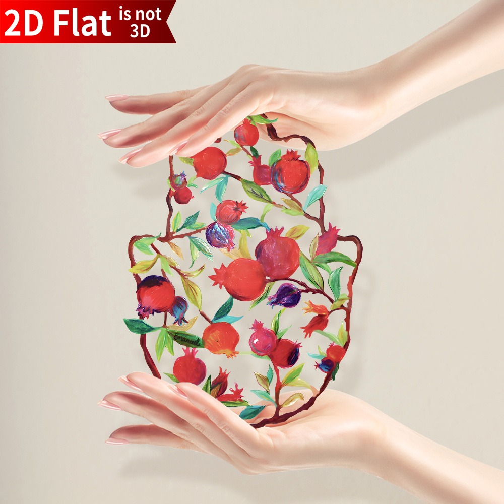 Wall Art - CIFBUY งานศิลปะโลหะติดผนังรูปฮัมซา ลายตาปีศาจและดอกไม้ ของตกแต่งแขวนผนังสำหรับบ้าน ห้องนั่งเล่น ของขวัญ