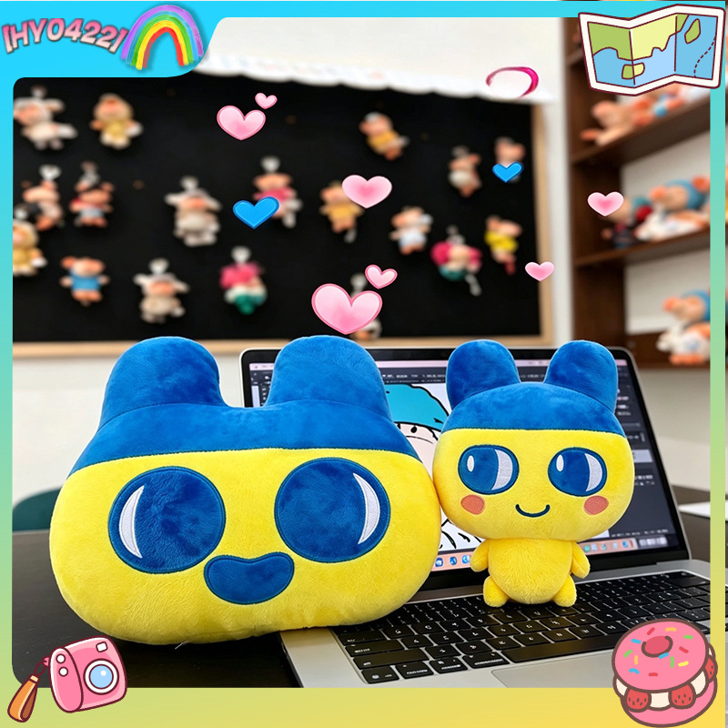 Throw Pillow - ตุ๊กตาการ์ตูนทามาก็อตชิ คุชิแพตชิ ของเล่นตุ๊กตาผ้าเนื้อนุ่ม หมอนอิงน่ารัก ตกแต่งบ้านและสำนักงาน ของสะสม