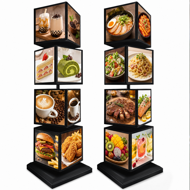 Picture Frame - กล่องไฟหมุนได้แบบกำหนดเองสำหรับร้านอาหาร กล่องไฟเมนูแขวนผนังภายนอกอาคาร กรอบโปสเตอร์ ป้ายโฆษณา ป้ายร้านค้า