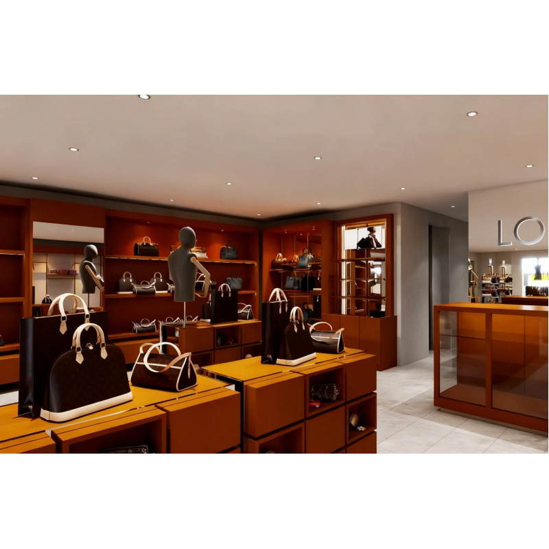 อุปกรณ์ตกแต่งร้านกระเป๋าถือระด - Interior Design High End บทวิจารณ์และราคา