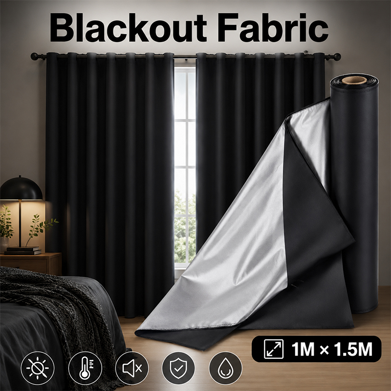 ผ้ากันแสงสีดำเคลือบเงิน 1 เมตร - Curtain Curtain บทวิจารณ์และราคา