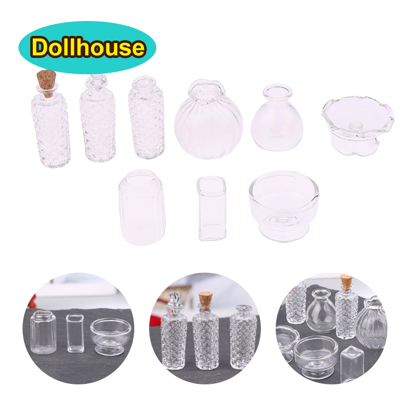 แจกันแก้วจิ๋วสำหรับบ้านตุ๊กตา  - Vase Decor บทวิจารณ์และราคา