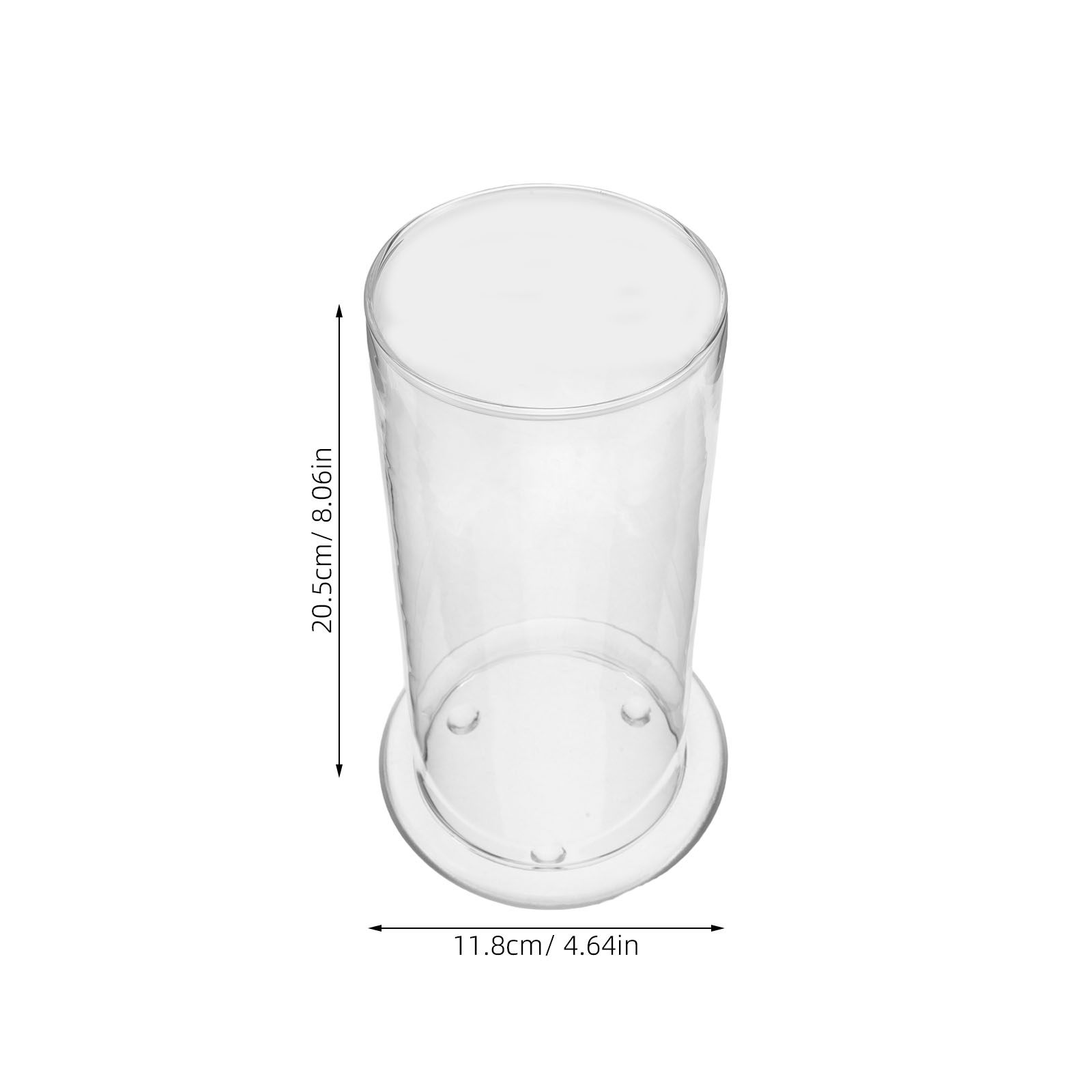 เชิงเทียนแก้วทรงกระบอกใส สำหรั - Candle Holder Decor บทวิจารณ์และราคา