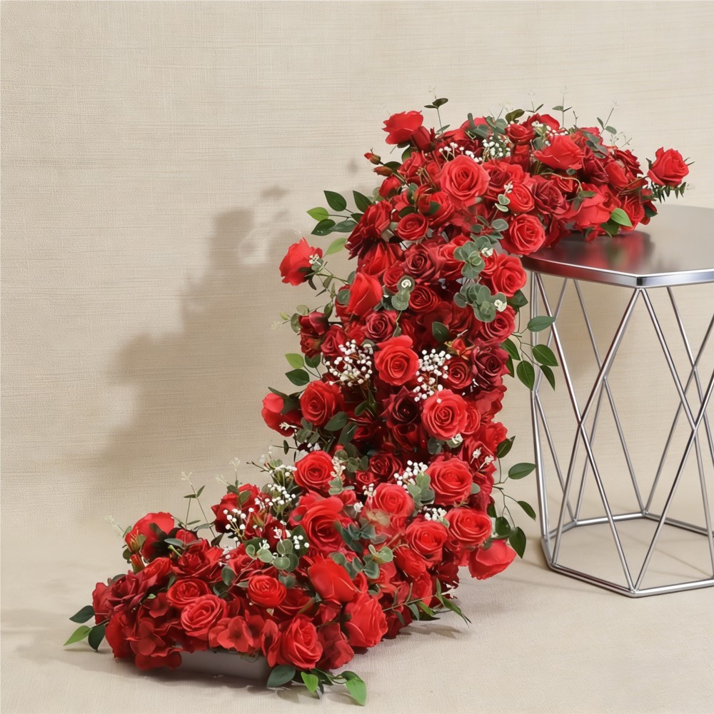 ดอกไม้ประดิษฐ์ Uflower แถวดอกไ - Table Runner บทวิจารณ์และราคา