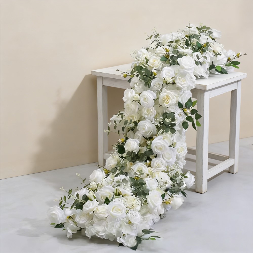 ดอกไม้ประดิษฐ์ Uflower แถวดอกไ - Table Runner บทวิจารณ์และราคา