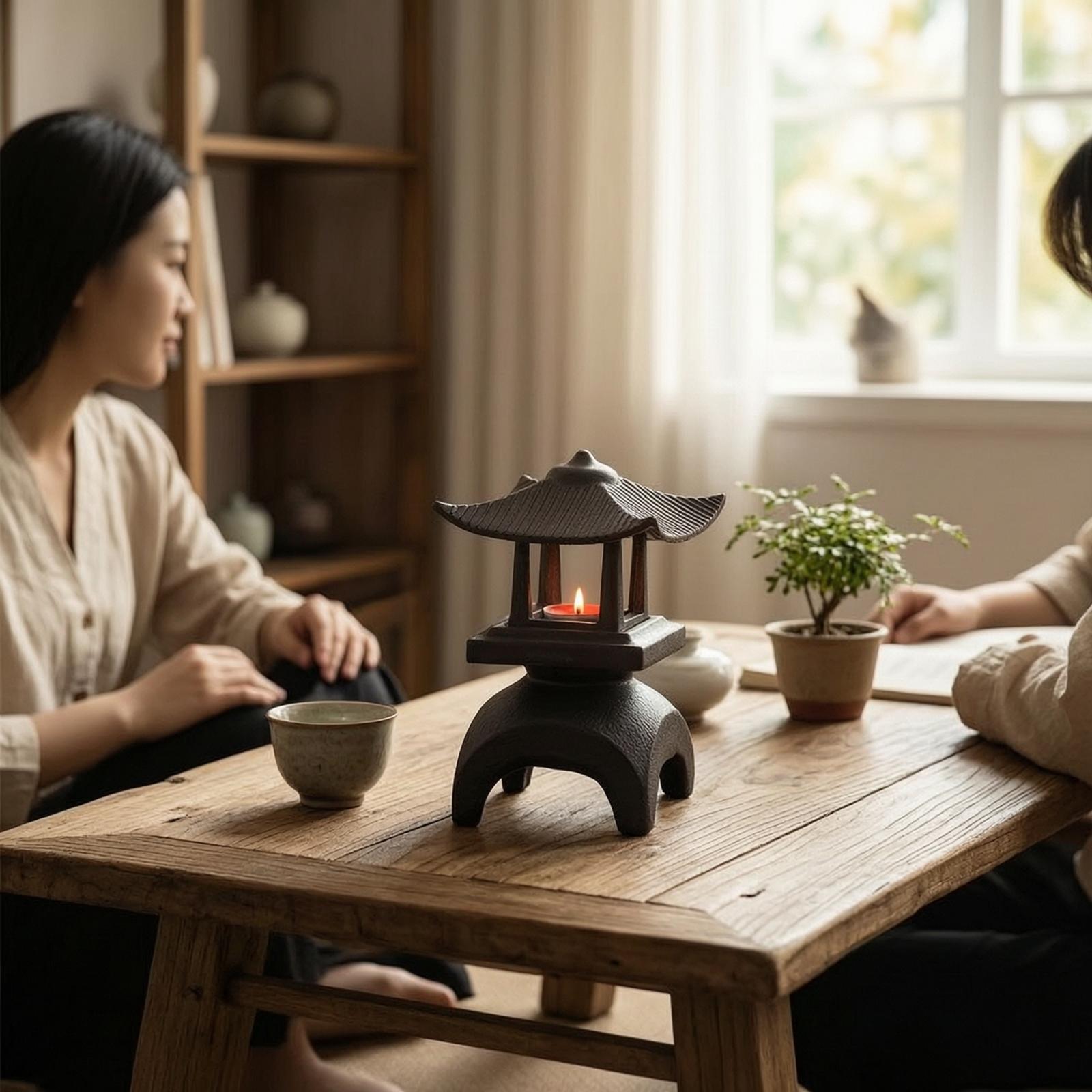 โคมไฟเหล็กหล่อแบบคลาสสิก ที่วา - Candle Holder Decor บทวิจารณ์และราคา