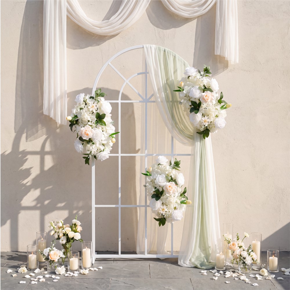 Uflower ดอกกุหลาบและใบไม้ประดิ - Table Runner บทวิจารณ์และราคา