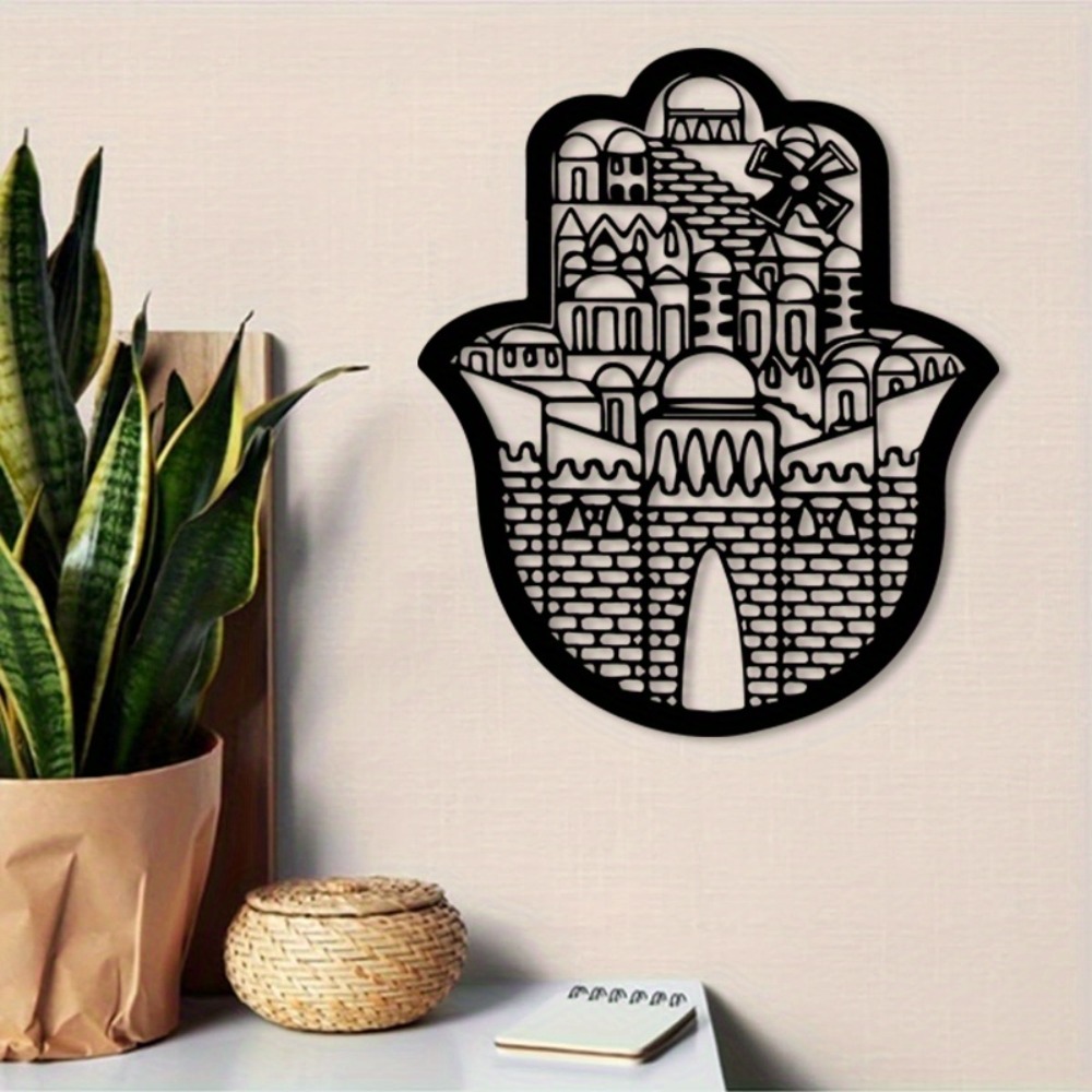 CIFBUY ศิลปะโลหะติดผนังเมืองศั - Wall Art บทวิจารณ์และราคา
