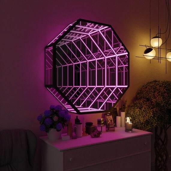 อุโมงค์ไฟกระจกอินฟินิตี้รูปทรง - Decorative Mirror บทวิจารณ์และราคา