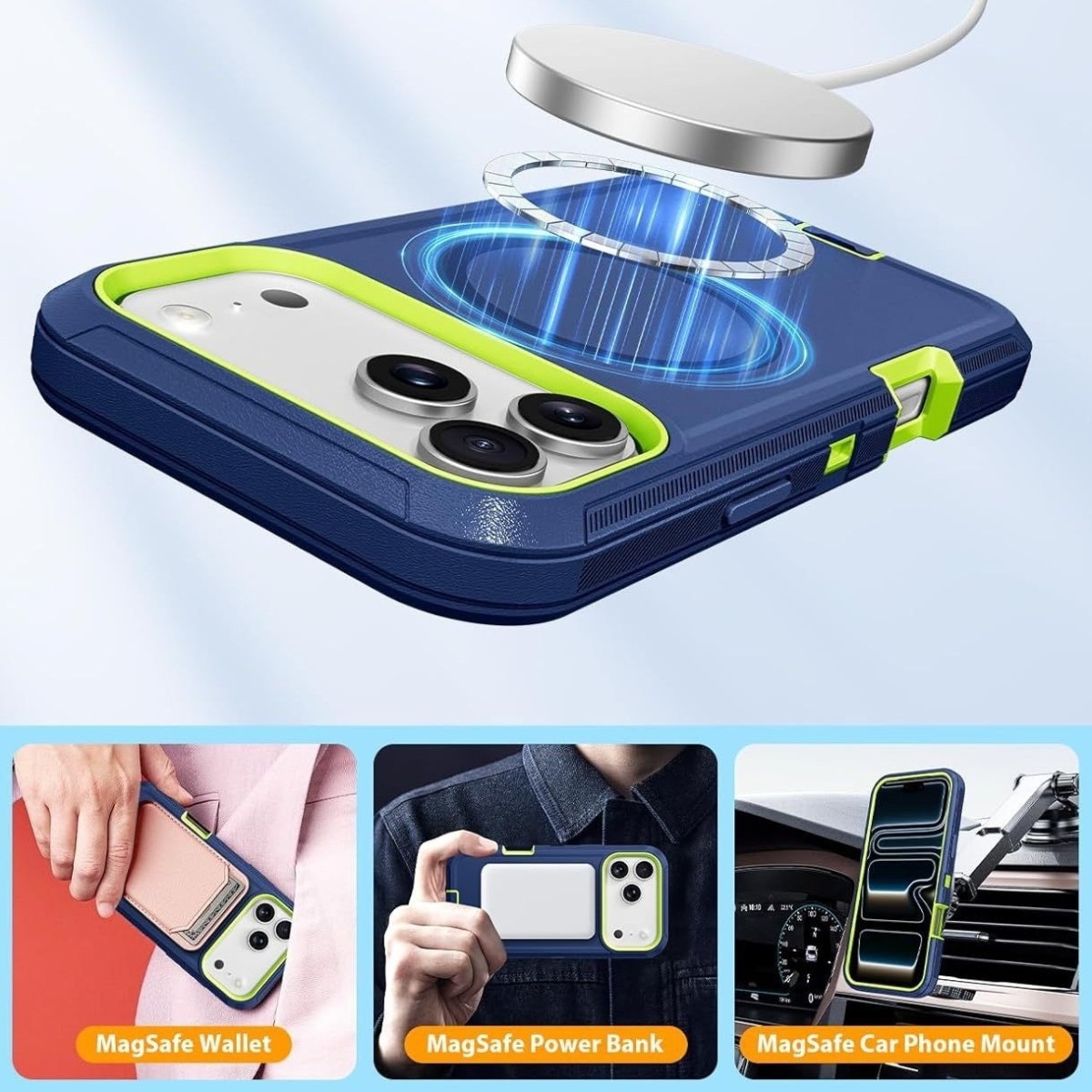 เคสแม่เหล็ก 3IN1 Rugged Armor  - Area Rug บทวิจารณ์และราคา